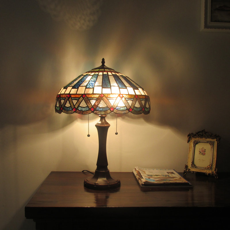 Lampe de table mission 22 po Elspeth Tiffany