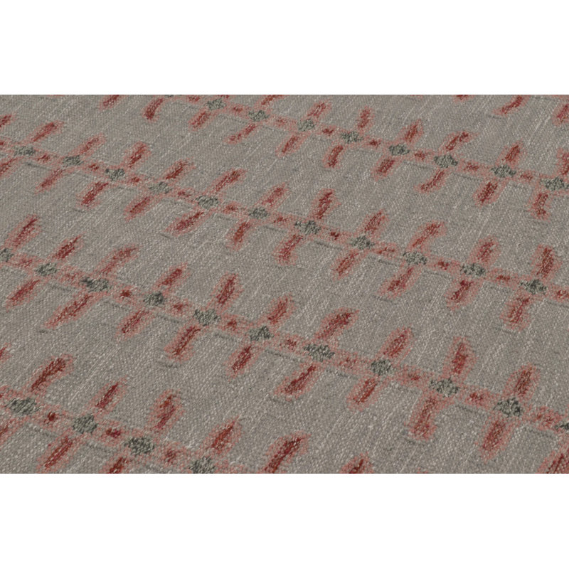 Scandinavian Wool Geometric Area Rug, Rectangle 12' x 15'