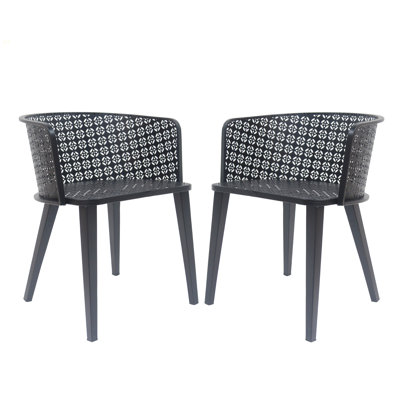 Milan Outdoor Dining Chair(Set Of 2)
