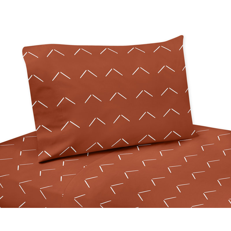 Diamond Tuft Geometric Microfiber Twill Sheet Set, Twin Sheet Set + 1 Fitted Sheet + 2 Pillowcases