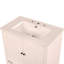 Meuble-lavabo 30 po avec lavabo style rétro, espace de rangement multifonctionnel, tablette de porte, porte à fermeture en douceur-1127674589-1127674590