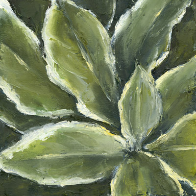 Hosta Detail II by Liz Nichols - Wrapped Canvas Print