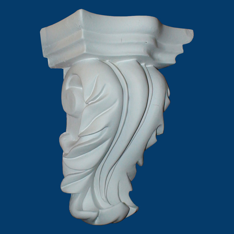 Corbeau Acanthus 5 H 7/8 po x l 4 3/4 po x P 2 3/4 po