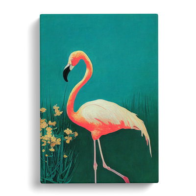 Walking Flamingo - Wall Art