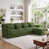 Velours côtelé vert