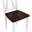 Ensemble de table de salle à manger en bois 6 pièces avec long banc et 4 chaises de style campagnard-133477106-133477105-133477107-133477112