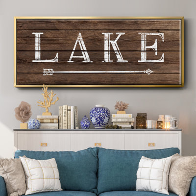 To the Lake - Toile encadrée