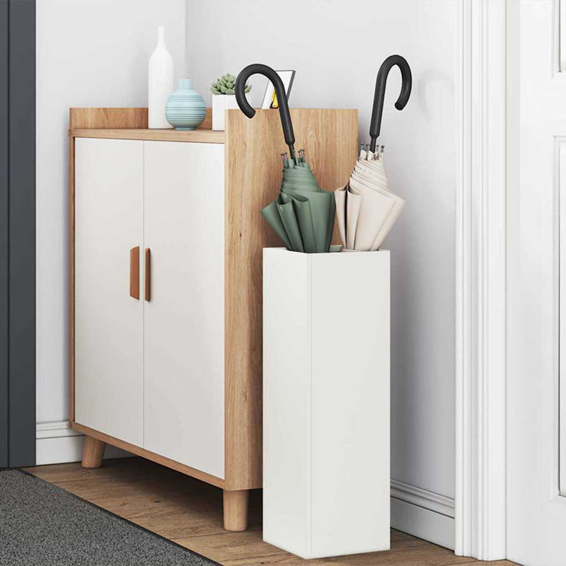 Metro Lane Steel Storage Tub & Tote, White