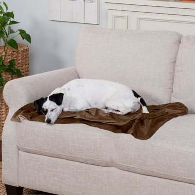 Waterproof Faux Velvet Throw Blanket