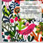 Scandinavian Folk Art Floral Wallpaper Pink