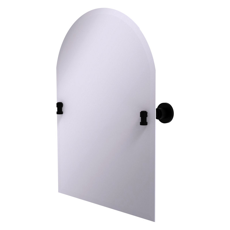 Miroir d’appoint à plateau arqué Marchmont, Noir mat