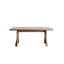 Table de salle à manger rectangulaire moderne en bois massif de 62,99 po-129943403