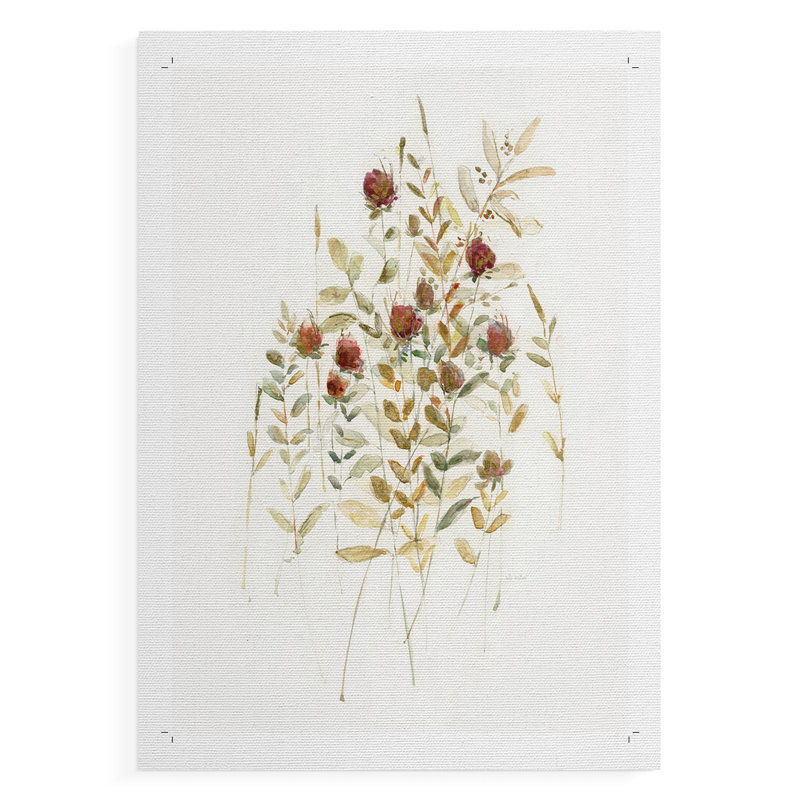 Wildflower Breeze I - Impression sur toile seulement - NON-CADRE, H 27 po x l 18 po