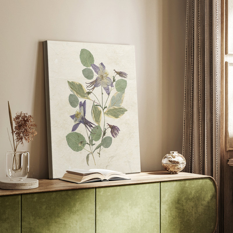 Pressed Arrangement IV -Custom Wrapped Gallery Cavas