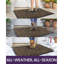 DEXI Heavy-Duty Non-Slip Outdoor Entrance Doormat, Brown