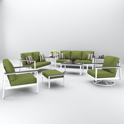 Townsend 7 Person Seating Group With Sunbrella Cushions