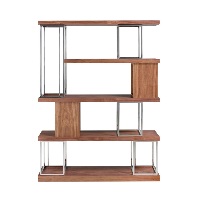 Walnut shelving unit