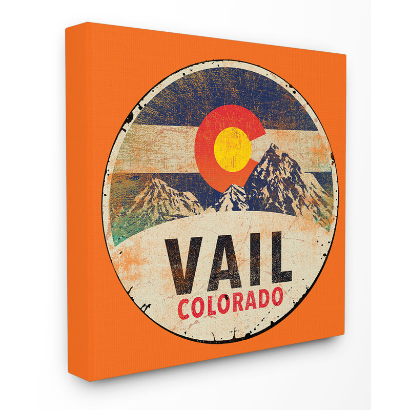 «Vail Colorado», impression, H 17 po x l 17 po x P 1,5 po, Toile tendue