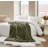 Brooklyn Loom Bubble Faux Fur Bed Blanket-115312381-115312382