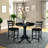 Dederick 2 - Person Counter Height Solid Wood Dining Set-37573897