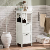 Bathroom Floor Cabinet with 2 Drawers and 1 Shelf