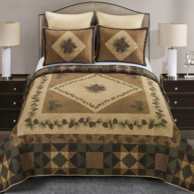 Donna Sharp Antique Pine Rustic Quilt Set