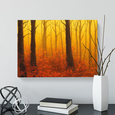 Awesome Autumn Forest - Wrapped Canvas