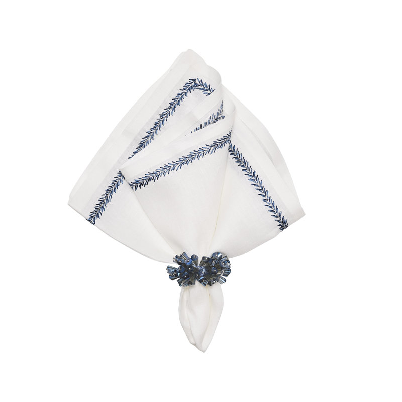 Dazzle Napkin Ring, Midnight