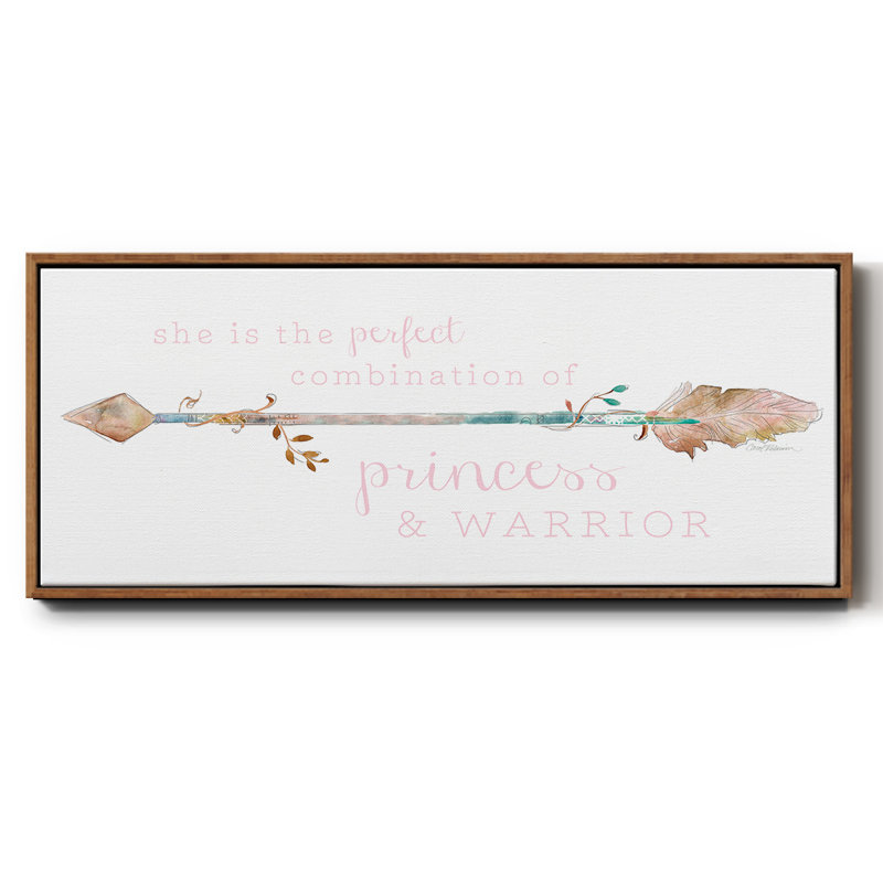 Princess & Warrior - toile encadrée, H 20 po x l 50 po