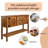 Routenberg Wood Storage Console Table with  2 Drawers and Cabinets and Bottom Shelf-649428765