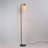68'' Slim Dimmable Floor Lamp With Remote Control, Handwoven Rattan Shade, 10W LED Bulb Included-840434554