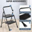 2-Step Steel Lightweight Folding Step Stool-991353463
