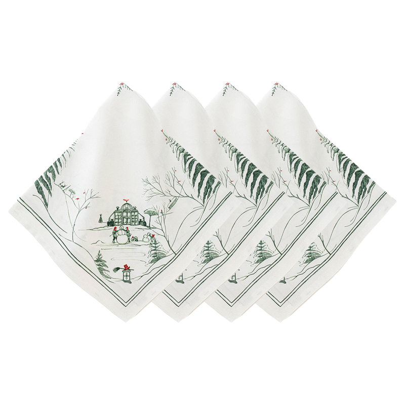 Country Estate Harvest Napkin, Evergreen