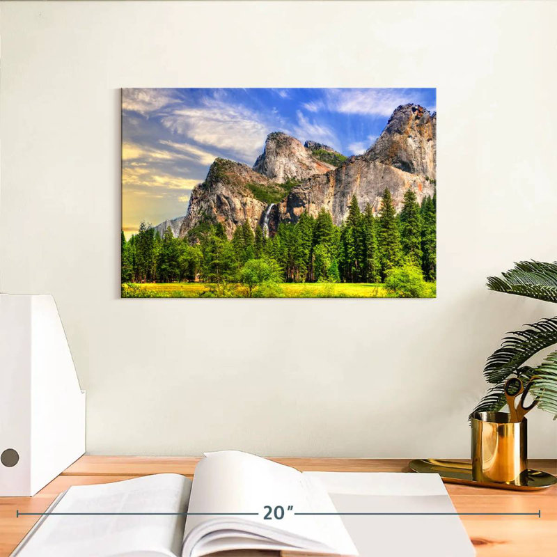 Paysage de montagne Alvord Yosemite, H 8 po x l 12 po