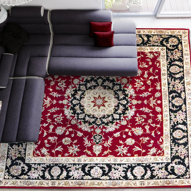 Oriental Area Rug, Square 5' x 5'