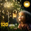 Solar Firework Lights with LED Beads Flexible Copper Wire and Waterproof Outdoor Garden Lighting