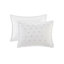 Ensemble d'édredon en peluche imprimé métallique 3 pièces simple / simple TG avec coussin blanc / doré-117536846-117536848