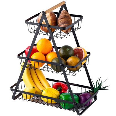 Ebern Designs Metal Fruit Basket