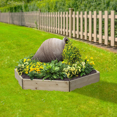 Sena Hexagonal Raised Bed - 60cm each side, Height 15cm