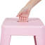  Ensemble de 4 tabourets de comptoir en métal de 24 pouces, ensemble de 4 tabourets empilables intérieur / extérieur, rose-46415774-46415773-46415763