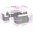 Vidaxl Garden Sofa Set Black