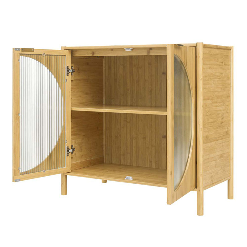 Ozbourn Solid Wood Accent Cabinet