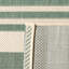 Tapis rayé beige / vert intérieur / extérieur Aiken-1410272977