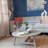  68.9" 2-Bird Silver LED Novelty Floor Lamp with Outlet