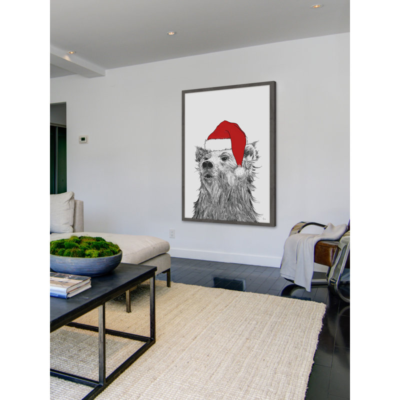Jolly Wild Bear by Eyre Tarney - Single Picture Frame Print, 30 cm H x 46 cm W x 4 cm D