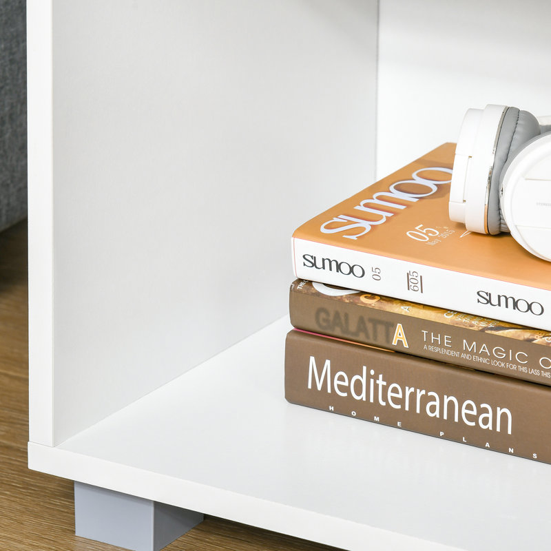 1 -Door 3 -Shelf, White