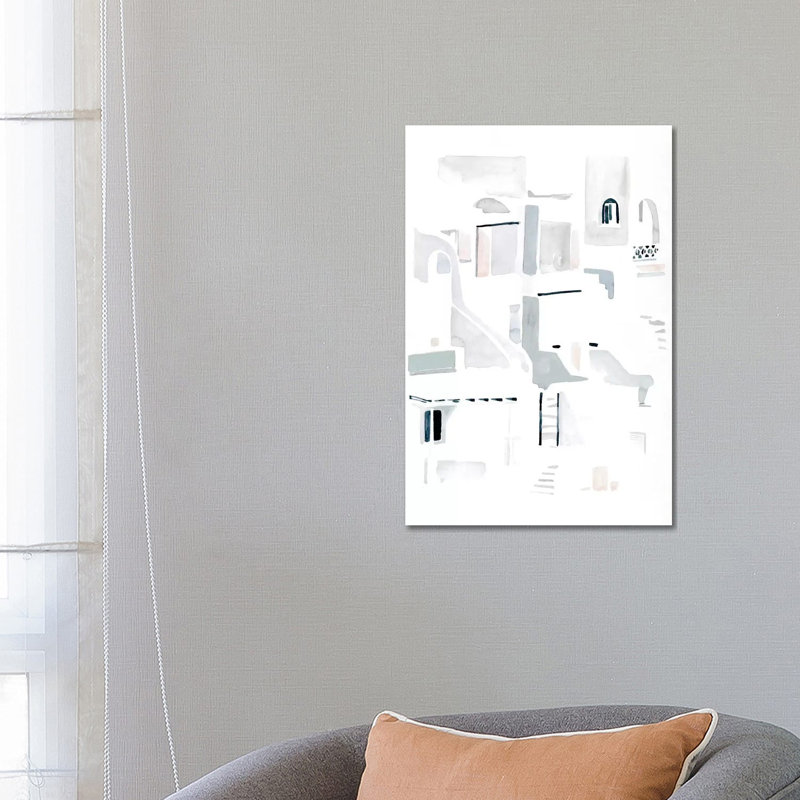 Ascending Neutrals I by Jennifer Paxton Parker - Wrapped Canvas Print, 20.32 cm H x 30.48 cm W