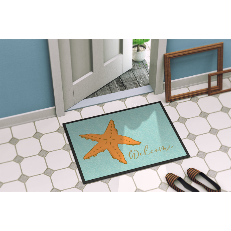 Tapis d'entrée antidérapant Starfish, Rectangle 24 po x 36 po
