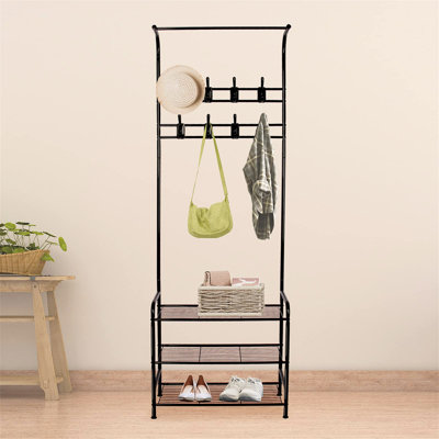 Roslindale Iron Freestanding Coat Rack