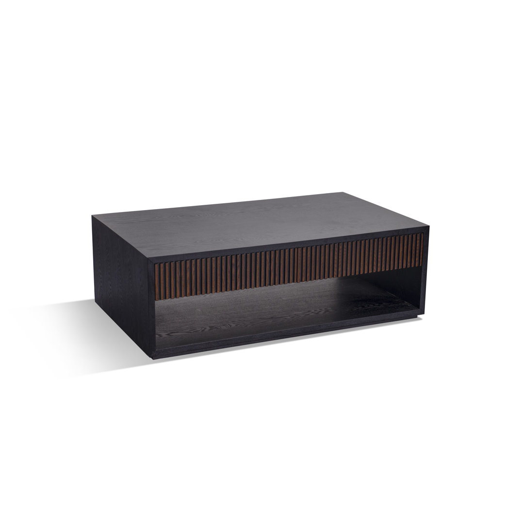 Floor Shelf Coffee Table with Storage